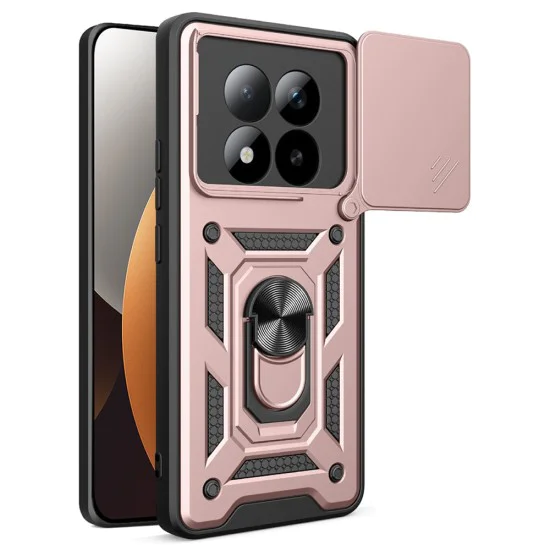 Калъф за Xiaomi Redmi Note 15 Pro+ 5G / Poco M8 Pro 5G - CamShield Series - Techsuit - Розово злато