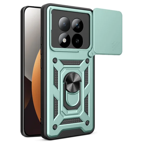 Калъф за Xiaomi Redmi Note 15 Pro+ 5G / Poco M8 Pro 5G - CamShield Series - Techsuit - Зелен