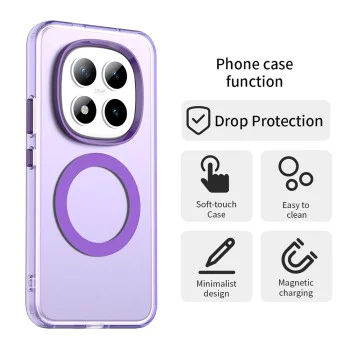 Калъф за Xiaomi Redmi Note 15 Pro+ 5G / Poco M8 Pro 5G - CandyCase MagSafe - Techsuit - Лилав