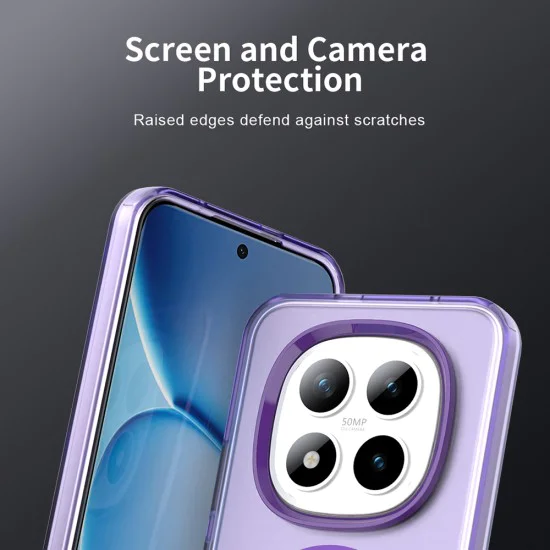 Калъф за Xiaomi Redmi Note 15 Pro+ 5G / Poco M8 Pro 5G - CandyCase MagSafe - Techsuit - Лилав