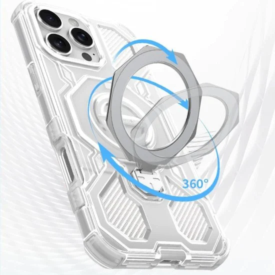 Калъф за Xiaomi Redmi Note 15 Pro+ 5G / Poco M8 Pro 5G - Carbon Shield PRO - Techsuit - Черен
