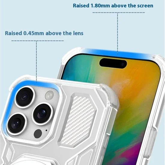 Калъф за Xiaomi Redmi Note 15 Pro+ 5G / Poco M8 Pro 5G - Carbon Shield PRO - Techsuit - Черен
