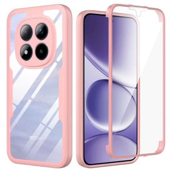 Калъф за Xiaomi Redmi Note 15 Pro+ 5G / Poco M8 Pro 5G - ColorVerse 360 Series + Screen Protector - Techsuit - Розов