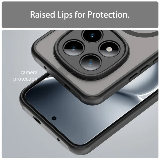 Калъф за Xiaomi Redmi Note 15 Pro+ 5G / Poco M8 Pro 5G - HaloFrost II MagSafe - Techsuit - Черен