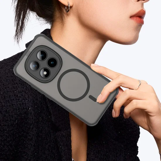 Калъф за Xiaomi Redmi Note 15 Pro+ 5G / Poco M8 Pro 5G - HaloFrost II MagSafe - Techsuit - Черен