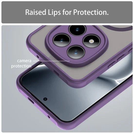 Калъф за Xiaomi Redmi Note 15 Pro+ 5G / Poco M8 Pro 5G - HaloFrost II MagSafe - Techsuit - Лилав