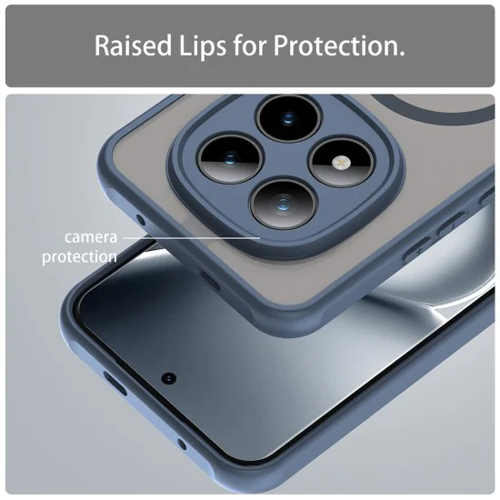 Калъф за Xiaomi Redmi Note 15 Pro+ 5G / Poco M8 Pro 5G - HaloFrost II MagSafe - Techsuit - Син