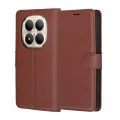 Калъф за Xiaomi Redmi Note 15 Pro+ 5G / Poco M8 Pro 5G - Leather Folio - Techsuit - Кафяв