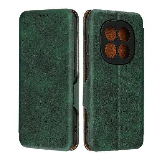 Калъф за Xiaomi Redmi Note 15 Pro+ 5G / Poco M8 Pro 5G - Safe Wallet Plus - Techsuit - Зелен