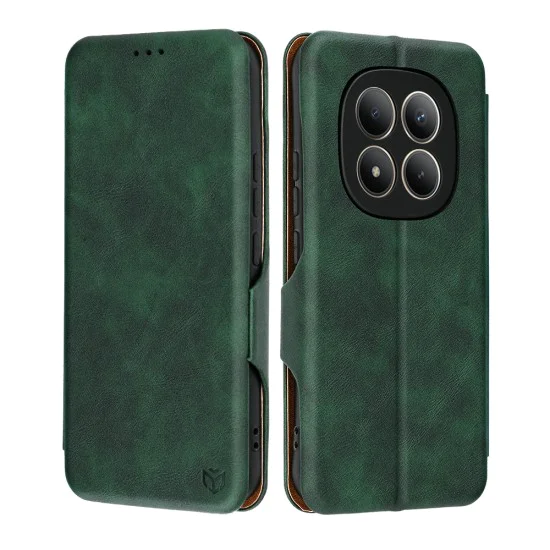 Калъф за Xiaomi Redmi Note 15 Pro+ 5G / Poco M8 Pro 5G - Safe Wallet Plus - Techsuit - Зелен