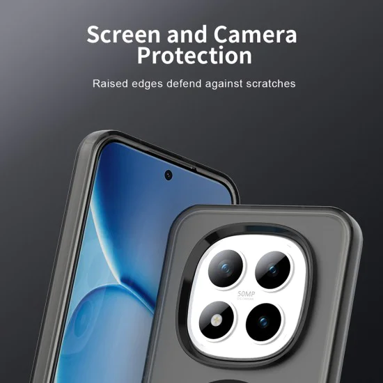 Калъф за Xiaomi Redmi Note 15 Pro+ 5G / Poco M8 Pro 5G - Techsuit CandyCase MagSafe - Черен