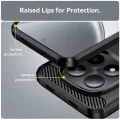 Калъф за Xiaomi Redmi Note 15 Pro+ 5G / Poco M8 Pro 5G - Techsuit Carbon Silicone - Черен