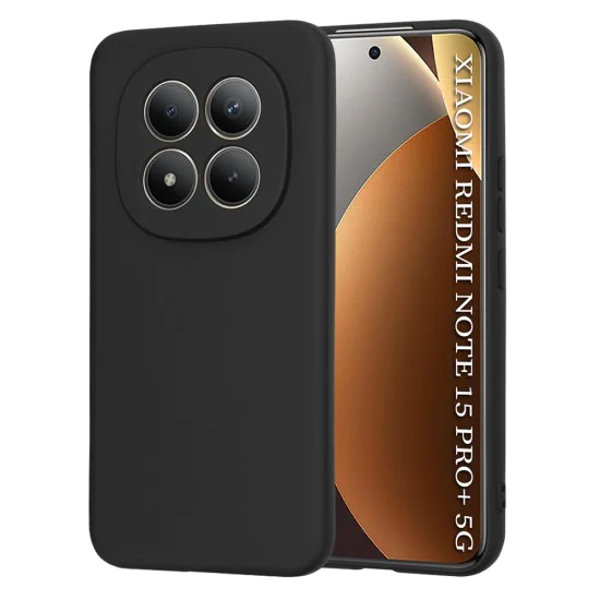 Калъф за Xiaomi Redmi Note 15 Pro+ 5G / Poco M8 Pro 5G - Techsuit SoftFlex - Черен