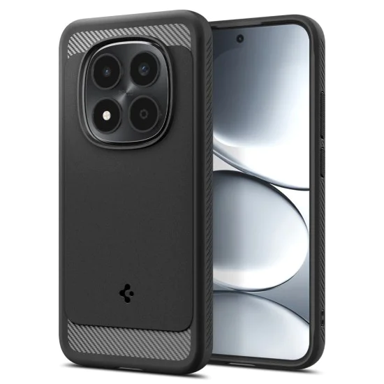 Калъф за Xiaomi Redmi Note 15 Pro 5G - Rugged Armor - Spigen - Матово черен