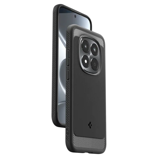 Калъф за Xiaomi Redmi Note 15 Pro 5G - Rugged Armor - Spigen - Матово черен