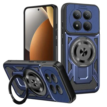 Калъф за Xiaomi Redmi Note 15 Pro 5G - RuggedCam - Techsuit - Син