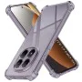 Калъф за Xiaomi Redmi Note 15 Pro 5G - Shockproof Clear Silicone - Techsuit - Черен дим