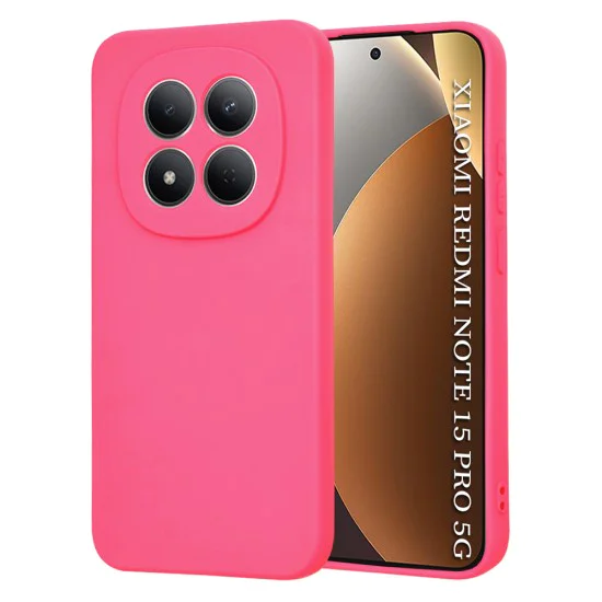 Калъф за Xiaomi Redmi Note 15 Pro 5G - SoftFlex - Techsuit - Яркорозов