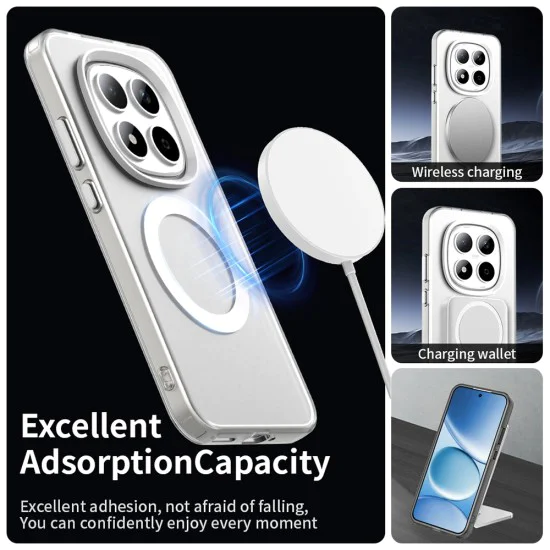 Калъф за Xiaomi Redmi Note 15 Pro 5G - Techsuit CandyCase MagSafe - Бял
