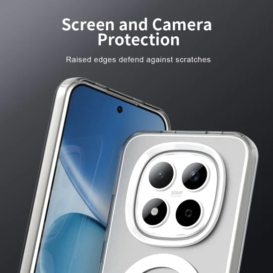 Калъф за Xiaomi Redmi Note 15 Pro 5G - Techsuit CandyCase MagSafe - Бял