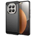 Калъф за Xiaomi Redmi Note 15 Pro 5G - Techsuit Carbon Silicone - Черен