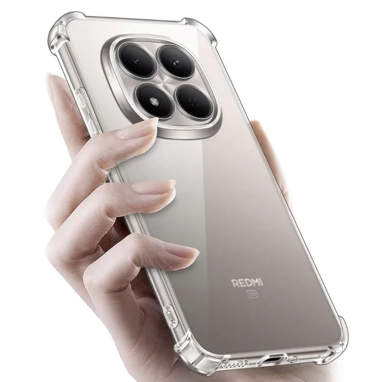 Калъф за Xiaomi Redmi Note 15 Pro 5G - Techsuit Shockproof Clear Silicone - Прозрачен