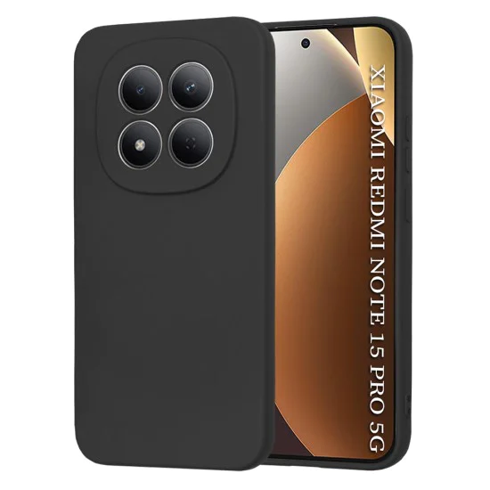 Калъф за Xiaomi Redmi Note 15 Pro 5G - Techsuit SoftFlex - Черен