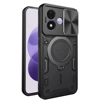 Калъф за Xiaomi Redmi Note 17 4G / Redmi Note 17 5G - CamGuard Pro - Techsuit - Черен