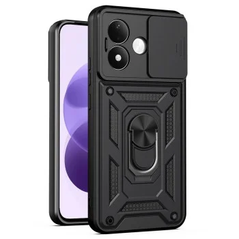 Калъф за Xiaomi Redmi Note 17 4G / Redmi Note 17 5G - CamShield Series - Techsuit - Черен