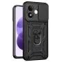Калъф за Xiaomi Redmi Note 17 4G / Redmi Note 17 5G - CamShield Series - Techsuit - Черен