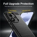 Калъф за Xiaomi Redmi Note 17 4G / Redmi Note 17 5G - Carbon Silicone - Techsuit - Черен
