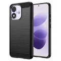 Калъф за Xiaomi Redmi Note 17 4G / Redmi Note 17 5G - Carbon Silicone - Techsuit - Черен