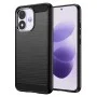 Калъф за Xiaomi Redmi Note 17 4G / Redmi Note 17 5G - Carbon Silicone - Techsuit - Черен