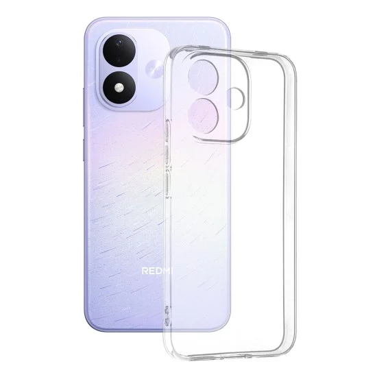 Калъф за Xiaomi Redmi Note 17 4G / Redmi Note 17 5G - Clear Silicone - Techsuit - Прозрачен