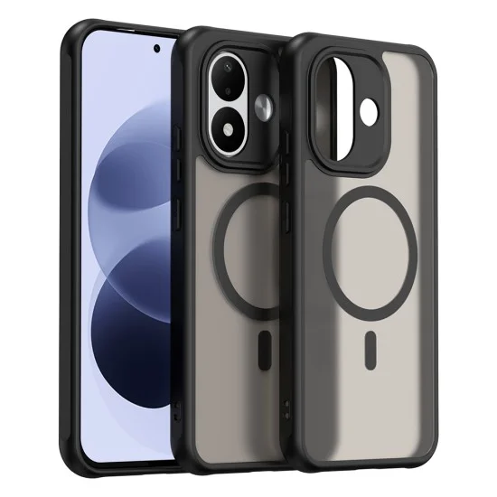 Калъф за Xiaomi Redmi Note 17 4G / Redmi Note 17 5G - HaloFrost II MagSafe - Techsuit - Черен