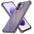 Калъф за Xiaomi Redmi Note 17 4G / Redmi Note 17 5G - Shockproof Clear Silicone - Techsuit - Опушено черен
