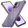 Калъф за Xiaomi Redmi Note 17 4G / Redmi Note 17 5G - Shockproof Clear Silicone - Techsuit - Опушено черен