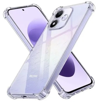 Калъф за Xiaomi Redmi Note 17 4G / Redmi Note 17 5G - Shockproof Clear Silicone - Techsuit - Прозрачен
