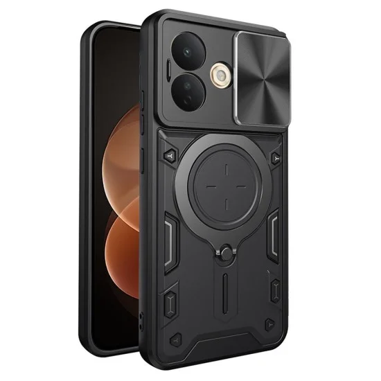 Калъф за Xiaomi Redmi Note 17 Pro 5G - CamGuard Pro - Techsuit - Черен