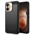 Калъф за Xiaomi Redmi Note 17 Pro 5G - Carbon Silicone - Techsuit - Черен