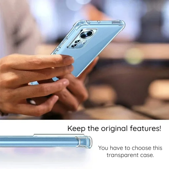 Калъф за Xiaomi Redmi Note 17 Pro 5G - Shockproof Clear Silicone - Techsuit - Прозрачен