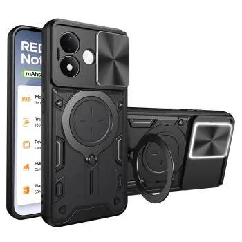 Калъф за Xiaomi Redmi Note 17 Pro Max - CamGuard Pro - Techsuit - Черен