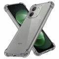Калъф за Xiaomi Redmi Note 17 Pro Max - Shockproof Clear Silicone - Techsuit - Опушено черен