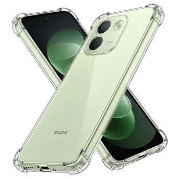 Калъф за Xiaomi Redmi Note 17 Pro Max - Shockproof Clear Silicone - Techsuit - Прозрачен