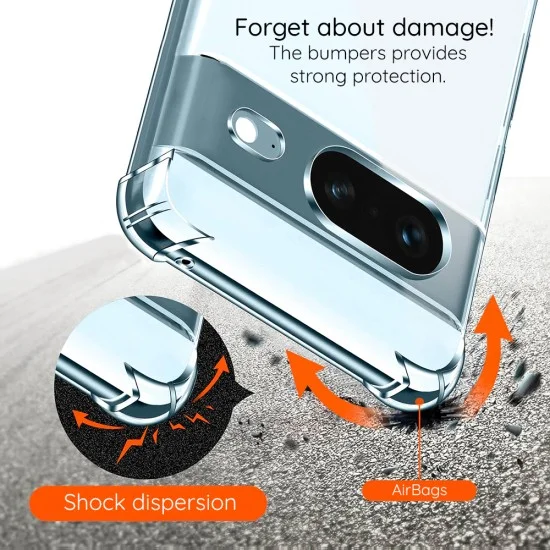 Калъф за Xiaomi Redmi Note 17 Pro Max - Shockproof Clear Silicone - Techsuit - Прозрачен