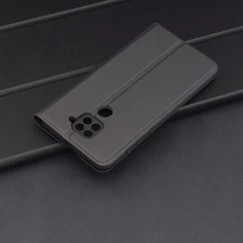 Калъф за Xiaomi Redmi Note 9 / Redmi 10X 4G - Magskin Book - Черен