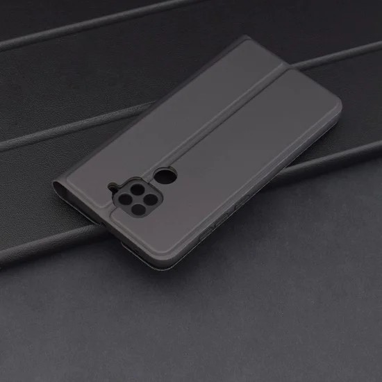 Калъф за Xiaomi Redmi Note 9 / Redmi 10X 4G - Magskin Book - Черен