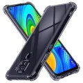 Калъф за Xiaomi Redmi Note 9 / Redmi 10X 4G - Techsuit - Удароустойчив Clear Silicone - Опушено Черен