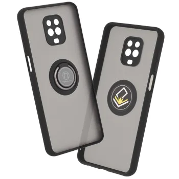 Калъф за Xiaomi Redmi Note 9S / Note 9 Pro / Note 9 Pro Max - Glinth - Черен