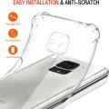 Калъф за Xiaomi Redmi Note 9S / Note 9 Pro / Note 9 Pro Max - Удароустойчив Прозрачен Силиконов - Прозрачен